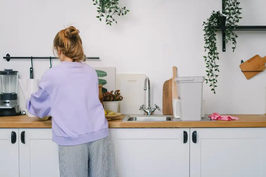 limpiar la cocina